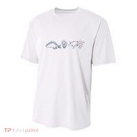 Fish Taco Oyster Ditch Ham Wallet Youth Performance Sprint T-Shirt