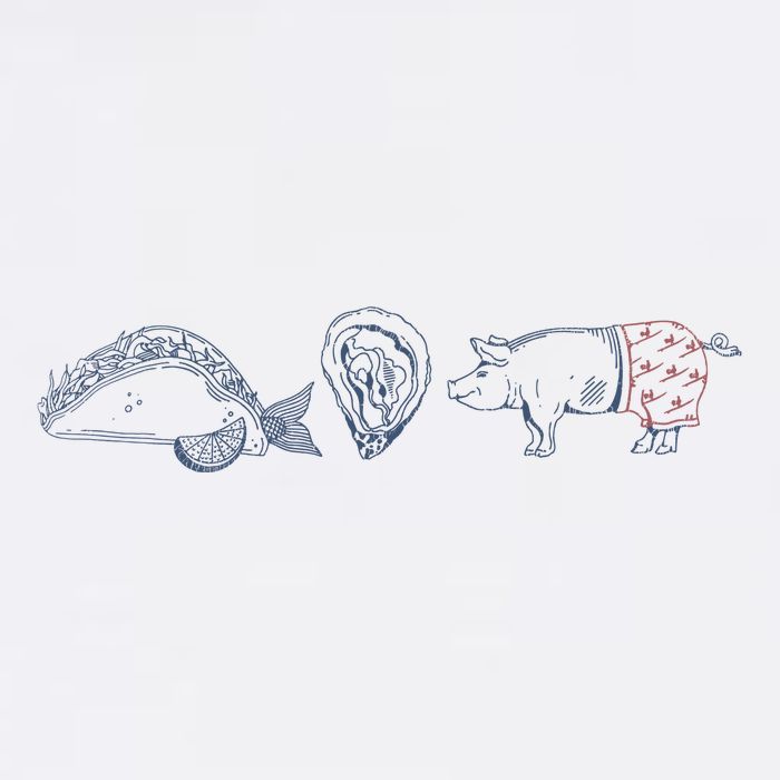 Fish Taco Oyster Ditch Ham Wallet Poster