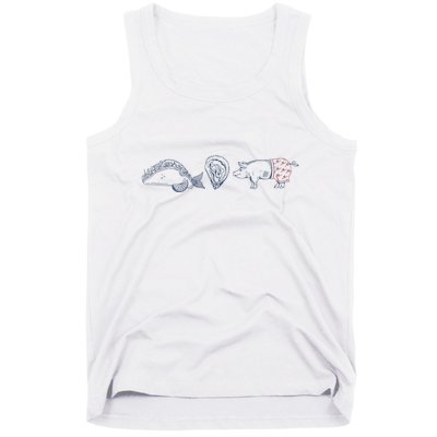Fish Taco Oyster Ditch Ham Wallet Tank Top