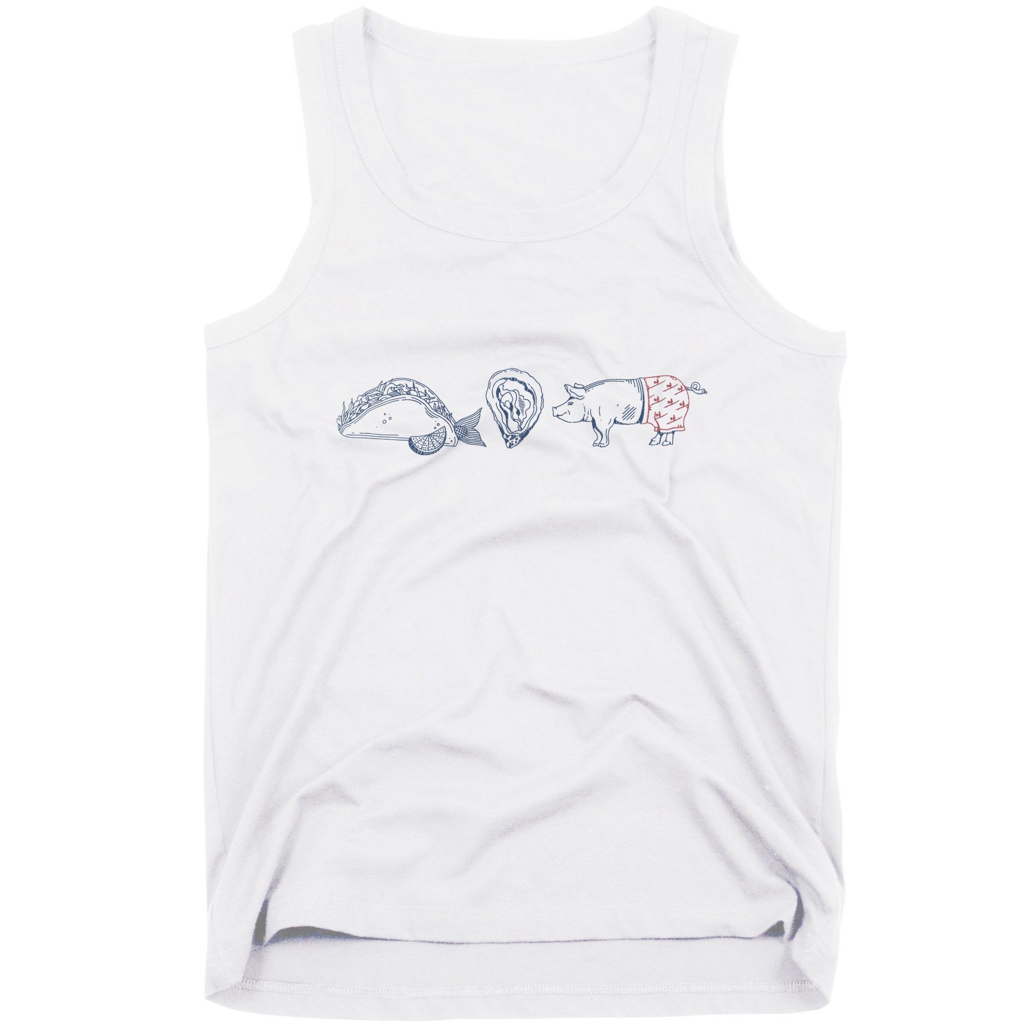 Fish Taco Oyster Ditch Ham Wallet Tank Top