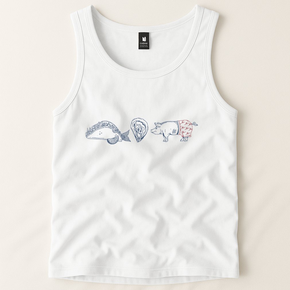 Fish Taco Oyster Ditch Ham Wallet Tank Top