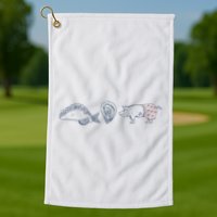 Fish Taco Oyster Ditch Ham Wallet Golf Towel