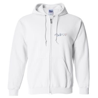 Fish Taco Oyster Ditch Ham Wallet Full Zip Hoodie