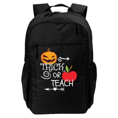 Funny Trick Or Teach Easy Halloween Teacher Costume Daily Commute Backpack