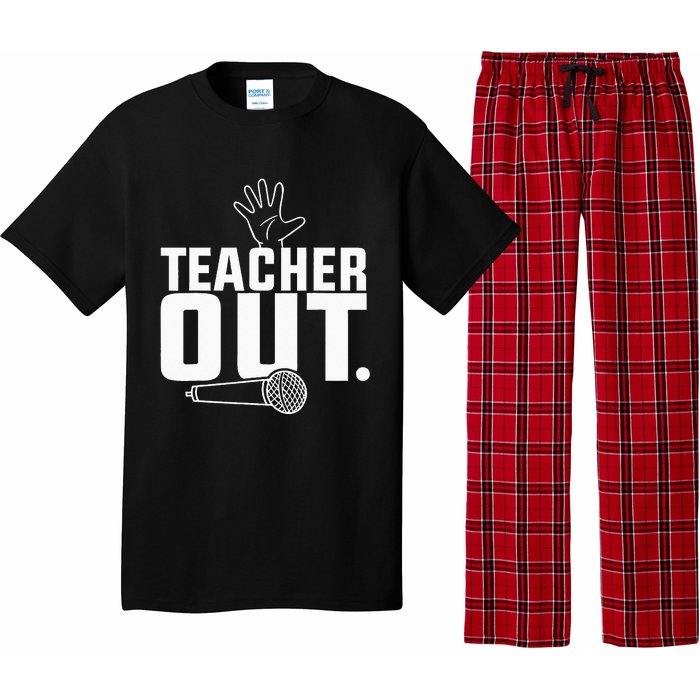 Funny Teacher Out Last Day Of School End Of Year Teacher Pajama Set