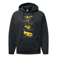 Funny Types Of Trumpet Player Marching Jazz Band Performance Fleece Hoodie