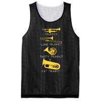 Funny Types Of Trumpet Player Marching Jazz Band Mesh Reversible Basketball Jersey Tank