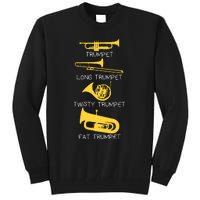 Funny Types Of Trumpet Player Marching Jazz Band Tall Sweatshirt