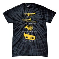 Funny Types Of Trumpet Player Marching Jazz Band Tie-Dye T-Shirt