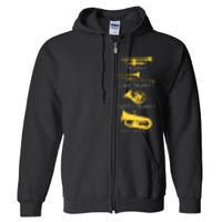 Funny Types Of Trumpet Player Marching Jazz Band Full Zip Hoodie