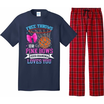 Free Throws Or Pink Bows Your Grandma Loves You Gender Pajama Set