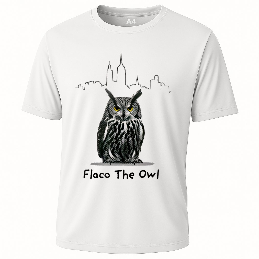 Flaco The Owl Cooling Performance Crew T-Shirt