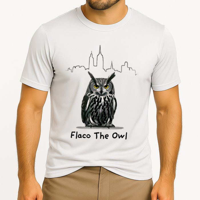 Flaco The Owl Cooling Performance Crew T-Shirt