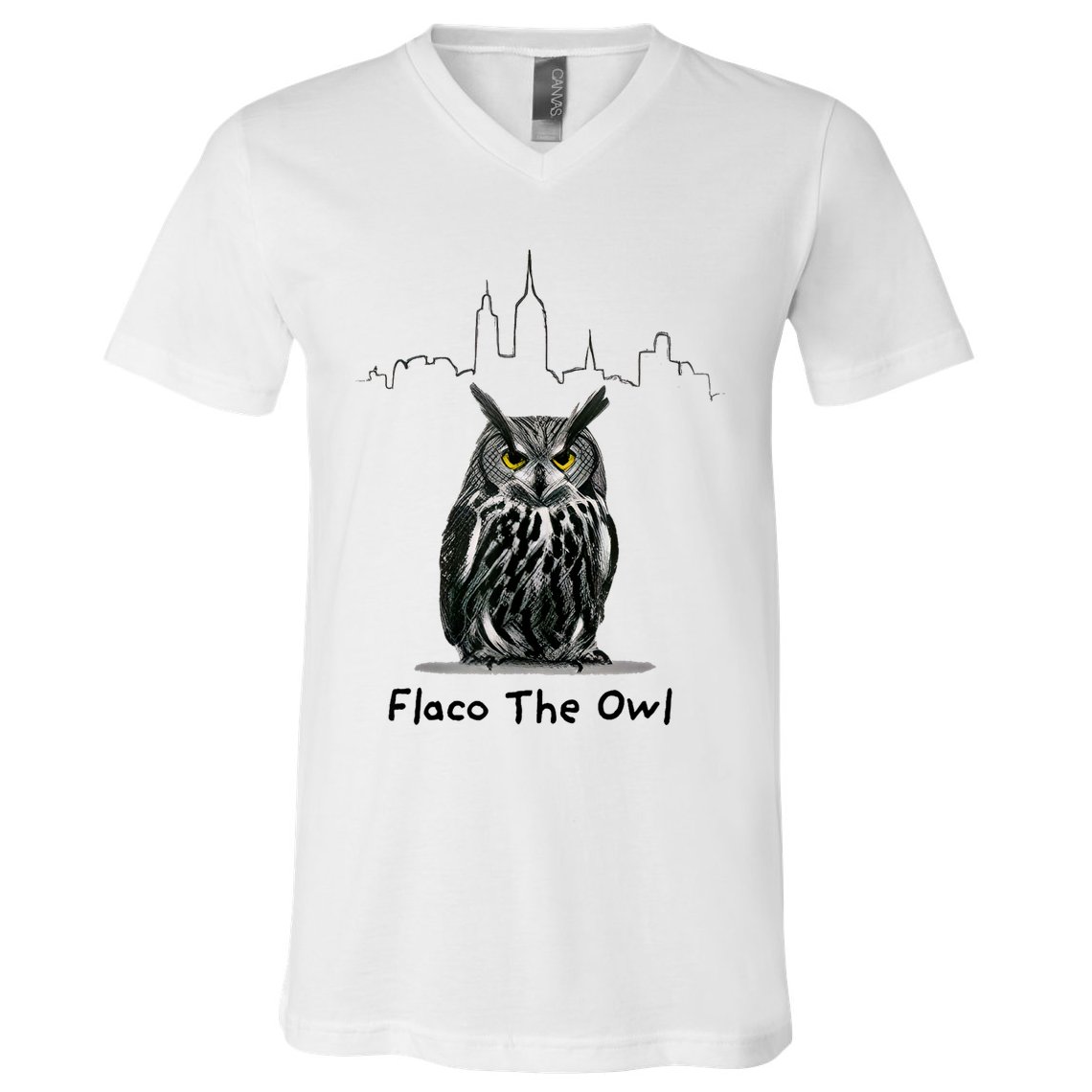 Flaco The Owl V-Neck T-Shirt