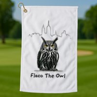 Flaco The Owl Golf Towel