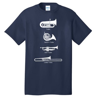 Funny Types Of Tuba Tall T-Shirt