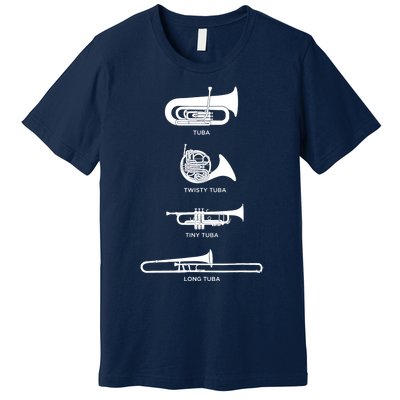 Funny Types Of Tuba Premium T-Shirt