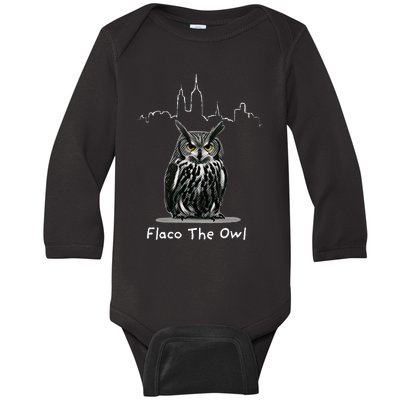 Flaco The Owl Baby Long Sleeve Bodysuit