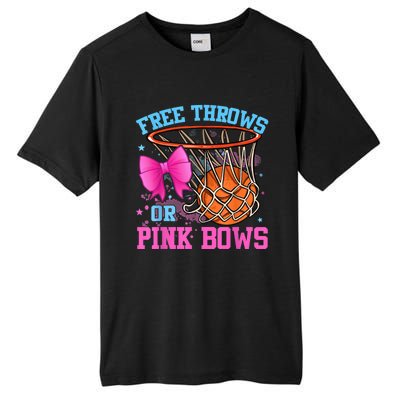 Free Throws Or Pink Bows Pregnancy Pink Or Blue Tall Fusion ChromaSoft Performance T-Shirt