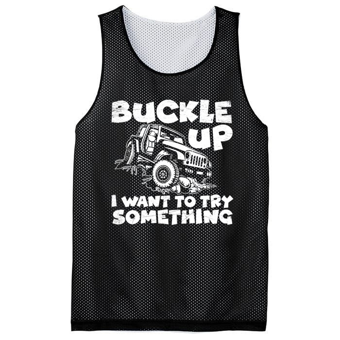 Funny Truck Off Road Driver Four Wheeler Rider Mesh Reversible Basketball Jersey Tank