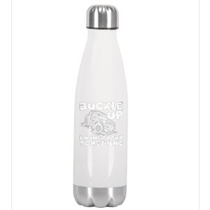 Funny Truck Off Road Driver Four Wheeler Rider Stainless Steel Insulated Water Bottle