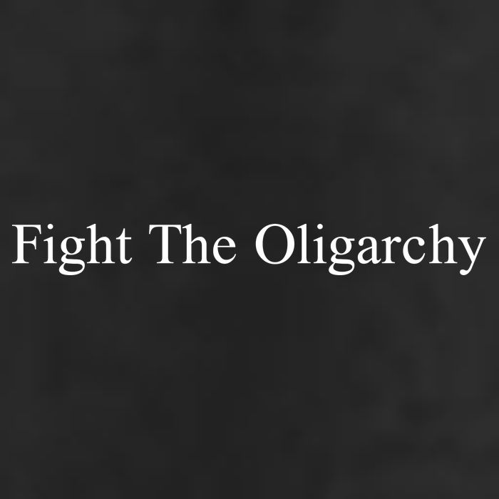 Fight the Oligarchy Crop Fleece Hoodie