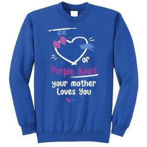 Free Throws Or Purple Bows Your Mother Loves You Gift Sweatshirt