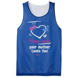 Free Throws Or Purple Bows Your Mother Loves You Gift Mesh Reversible Basketball Jersey Tank