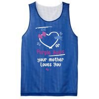 Free Throws Or Purple Bows Your Mother Loves You Gift Mesh Reversible Basketball Jersey Tank