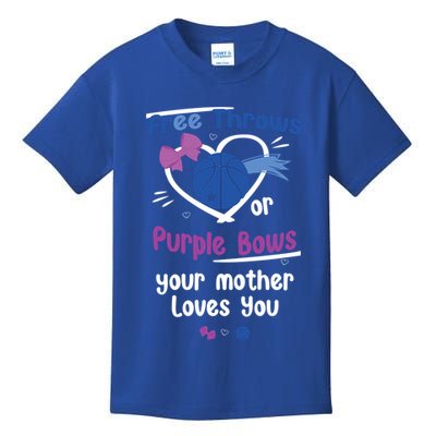 Free Throws Or Purple Bows Your Mother Loves You Gift Kids T-Shirt