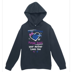 Free Throws Or Purple Bows Your Mother Loves You Gift Urban Pullover Hoodie