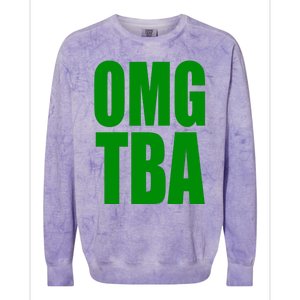 Four Tet Omg Tba Colorblast Crewneck Sweatshirt