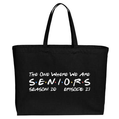 Funny The One Where We Are Seniors Season 20 Episode 23 Cotton Canvas Jumbo Tote