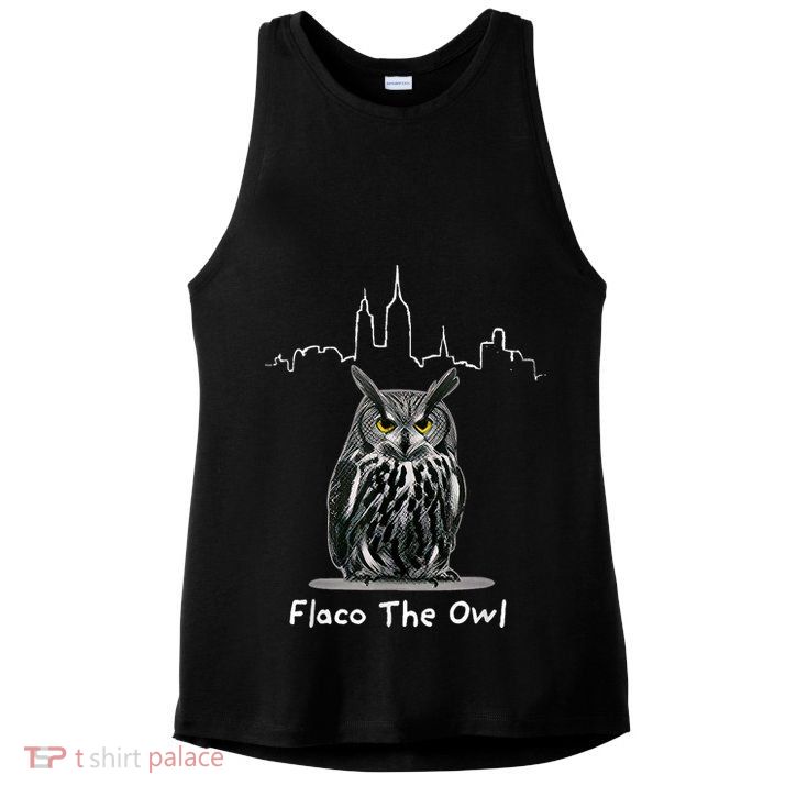 Flaco The Owl Ladies PosiCharge Tri-Blend Wicking Tank
