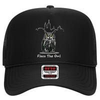 Flaco The Owl High Crown Mesh Back Trucker Hat