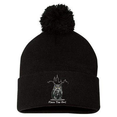 Flaco The Owl Pom Pom 12in Knit Beanie