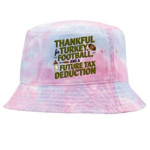 Funny Thanksgiving Pregnancy Announcement Dad To Be 2025 Tie-Dyed Bucket Hat