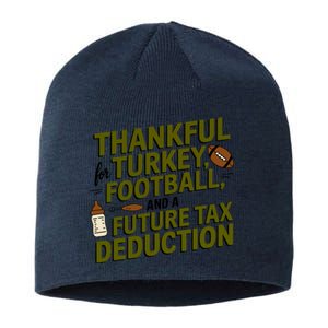 Funny Thanksgiving Pregnancy Announcement Dad To Be 2025 Sustainable Beanie