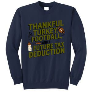 Funny Thanksgiving Pregnancy Announcement Dad To Be 2025 Tall Sweatshirt