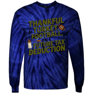 Funny Thanksgiving Pregnancy Announcement Dad To Be 2025 Tie-Dye Long Sleeve Shirt