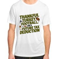 Funny Thanksgiving Pregnancy Announcement Dad To Be 2025 Adult ChromaSoft Performance T-Shirt