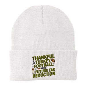 Funny Thanksgiving Pregnancy Announcement Dad To Be 2025 Knit Cap Winter Beanie