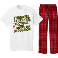 Funny Thanksgiving Pregnancy Announcement Dad To Be 2025 Pajama Set