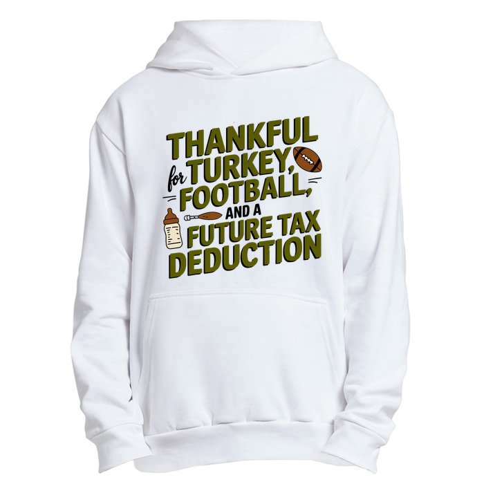 Funny Thanksgiving Pregnancy Announcement Dad To Be 2025 Urban Pullover Hoodie