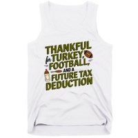 Funny Thanksgiving Pregnancy Announcement Dad To Be 2025 Tank Top