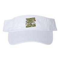 Funny Thanksgiving Pregnancy Announcement Dad To Be 2025 Valucap Bio-Washed Visor