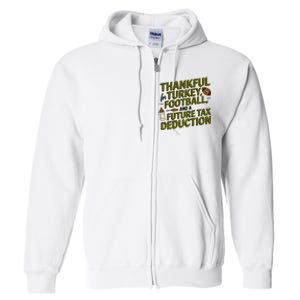 Funny Thanksgiving Pregnancy Announcement Dad To Be 2025 Full Zip Hoodie