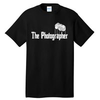 Funny The Photographer Photography Camera Tall T-Shirt