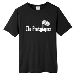 Funny The Photographer Photography Camera Tall Fusion ChromaSoft Performance T-Shirt