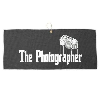 Funny The Photographer Photography Camera Large Microfiber Waffle Golf Towel